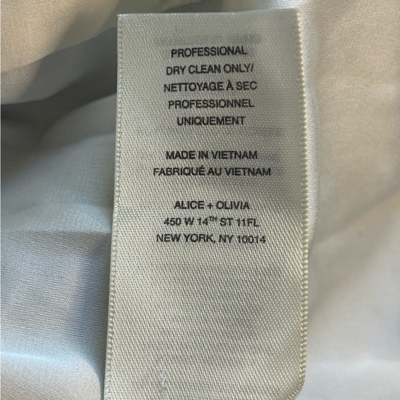 Alice + Olivia Bouclé Colorblock Jacket
Cream, Black  Medium Wool + Alpaca Blend - Picture 7 of 8